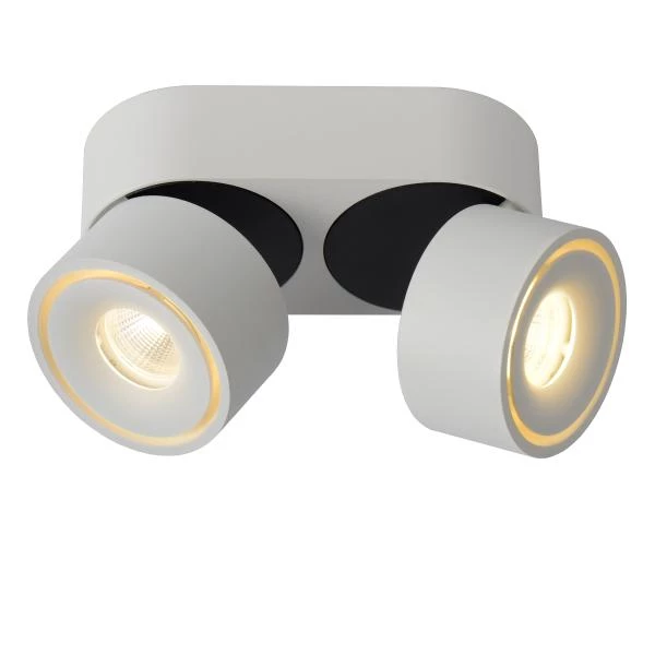 Lucide YUMIKO - Spot plafond - Ø 7,8 cm - LED Dim. - 2x10W 2700K - Blanc - DETAIL 2